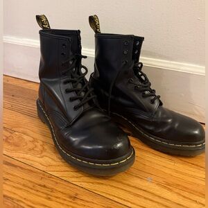 Dr. Martens Black Lace-Up Boots